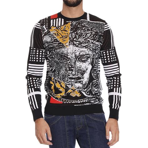 versace collection men sweater|versace jumper men's sale.